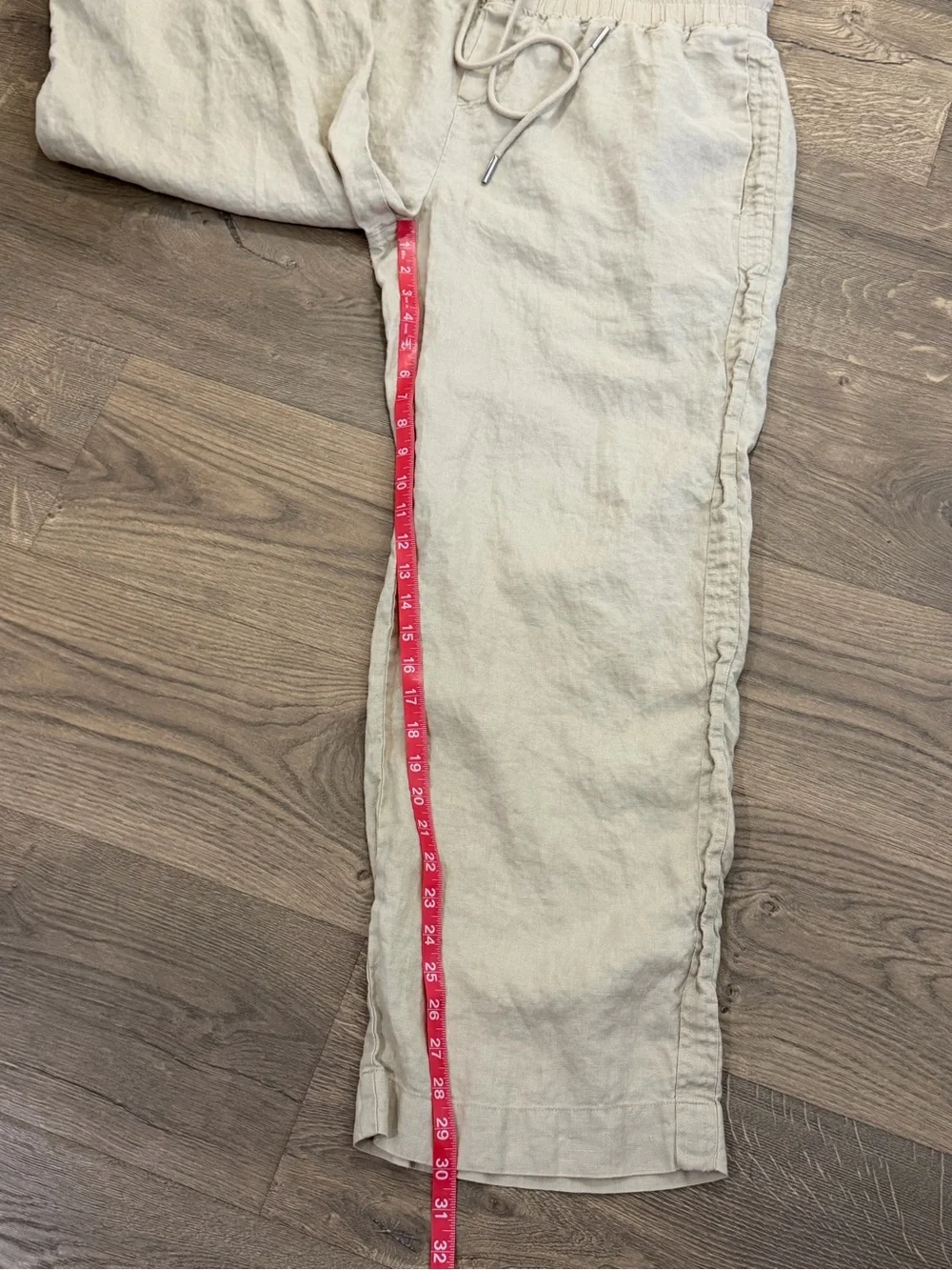 Quince 100% European Linen Wide Leg Pants XL
